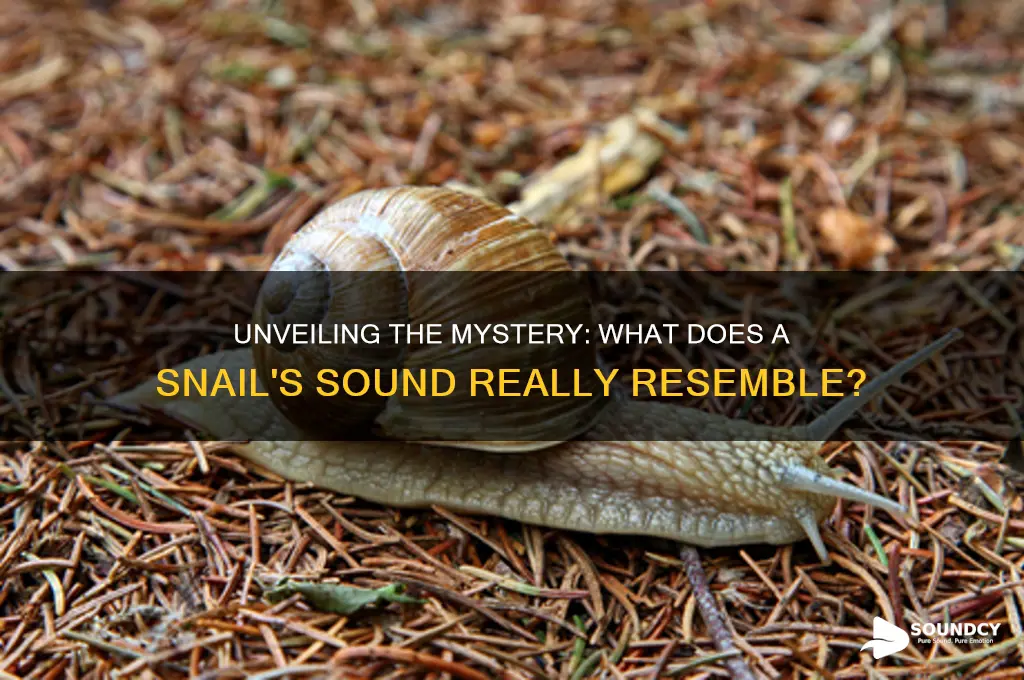 what is snail sound like