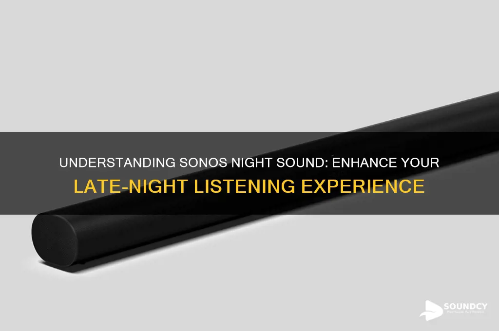 what is sonos night sound
