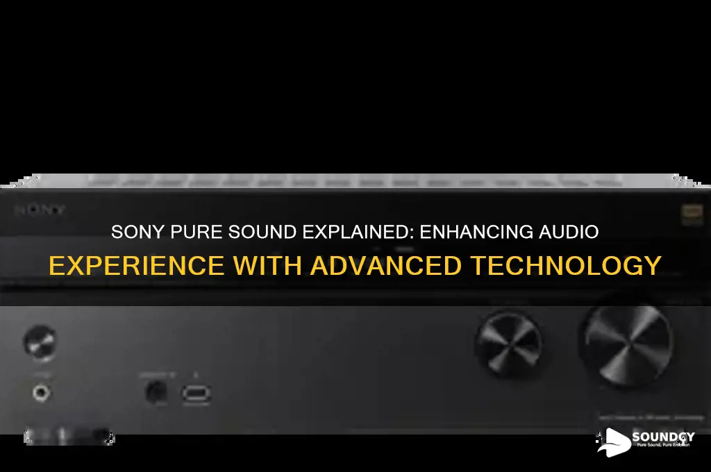what is sony pure sound
