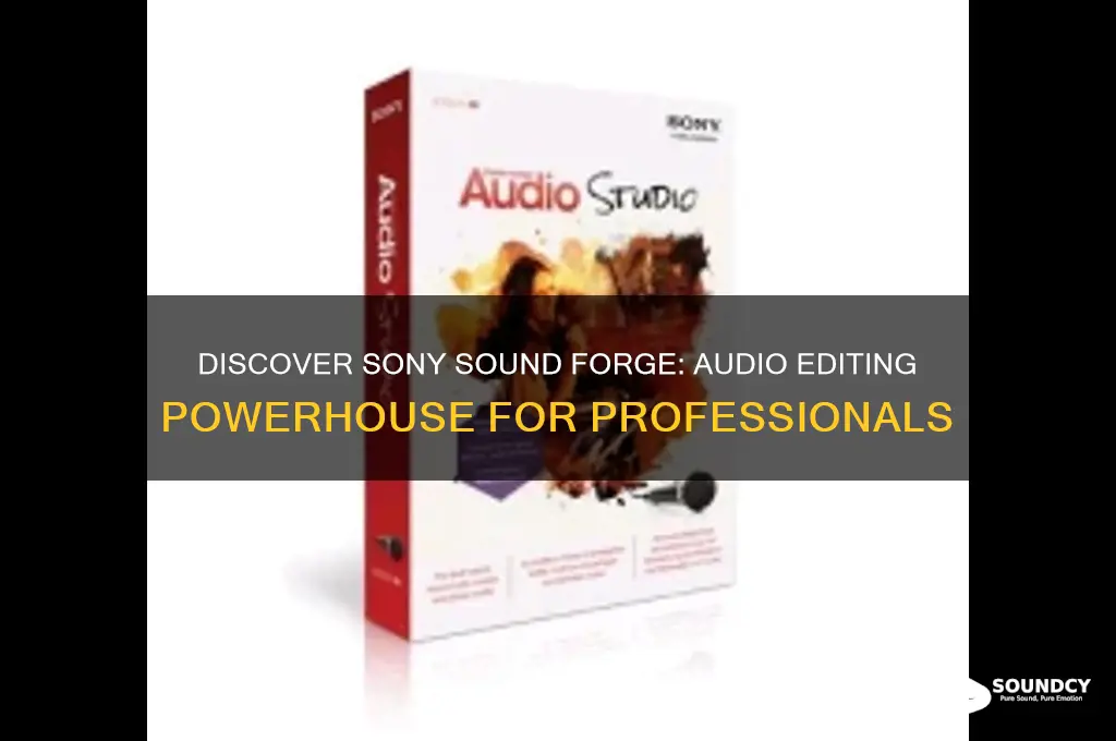 what is sony sound forge