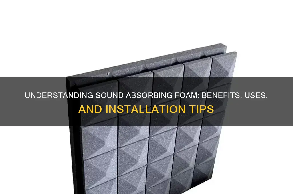 what is sound absorbing foam