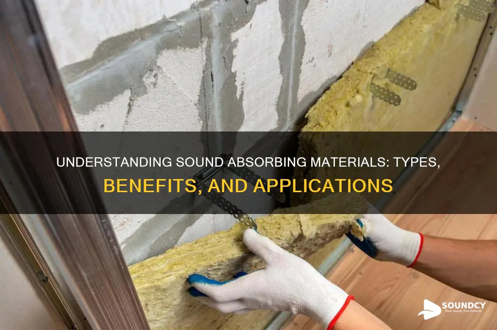 what is sound absorbing material