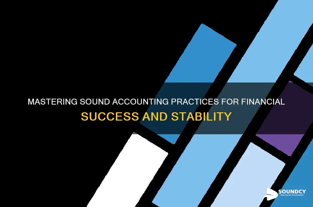 what is sound accounting practices