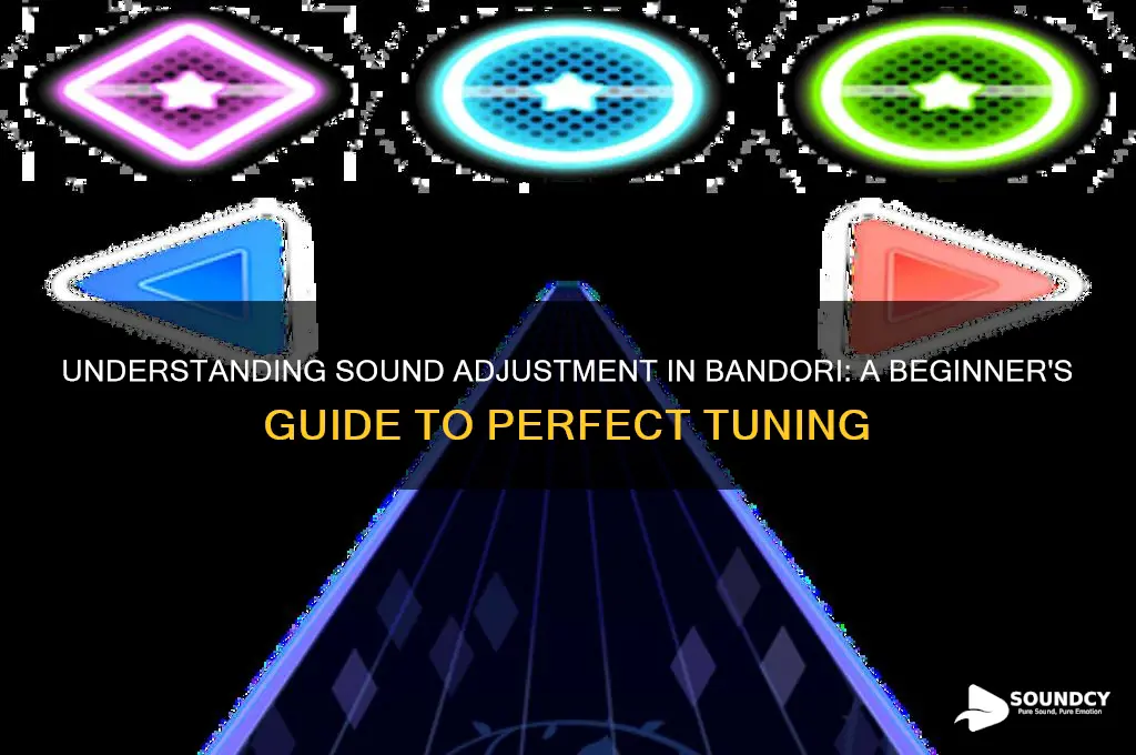what is sound adjustment bandori