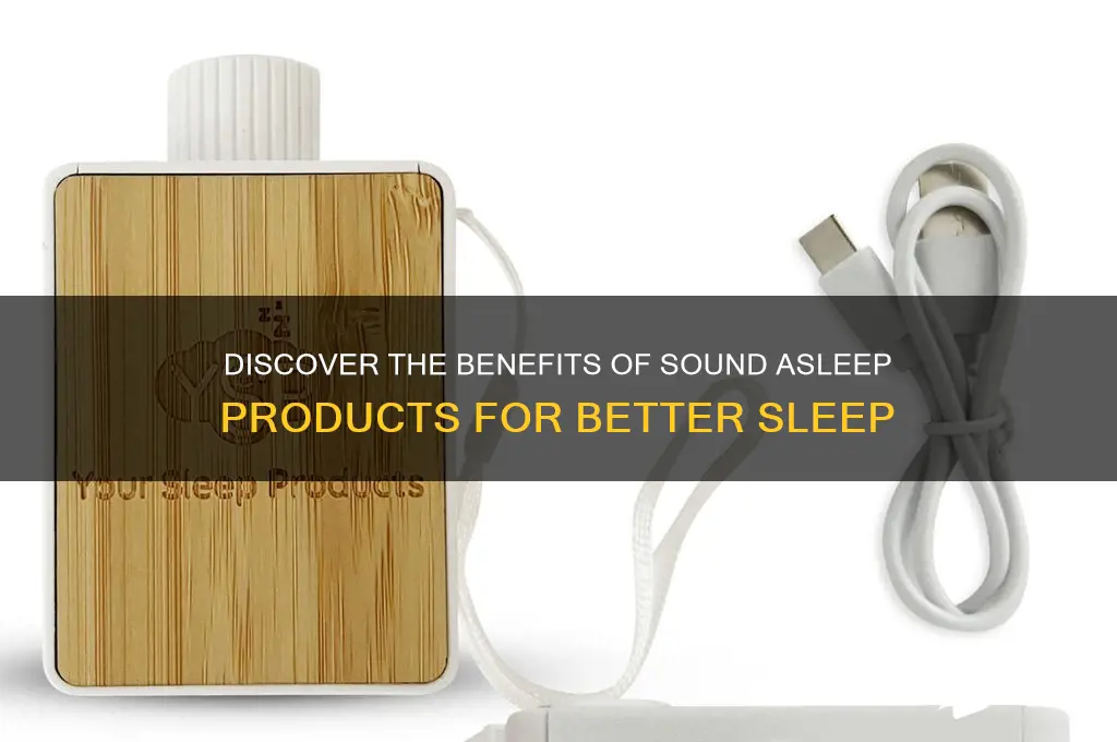 what is sound asleep products