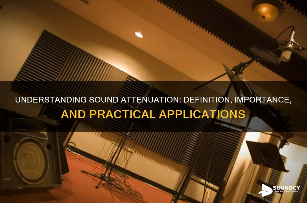 what is sound attenuation definition