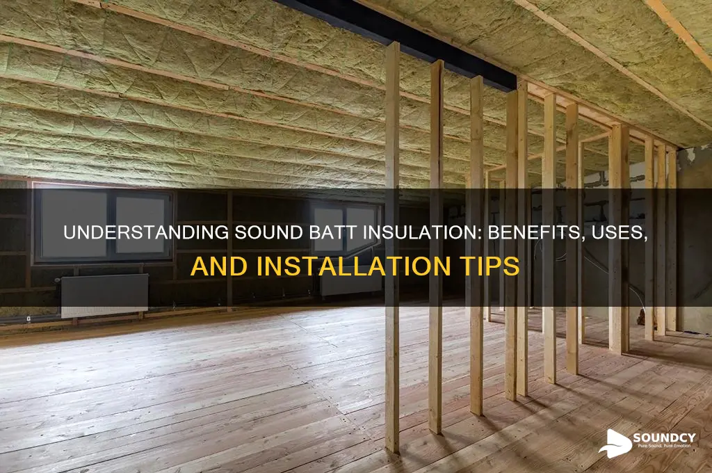 what is sound batt insulation