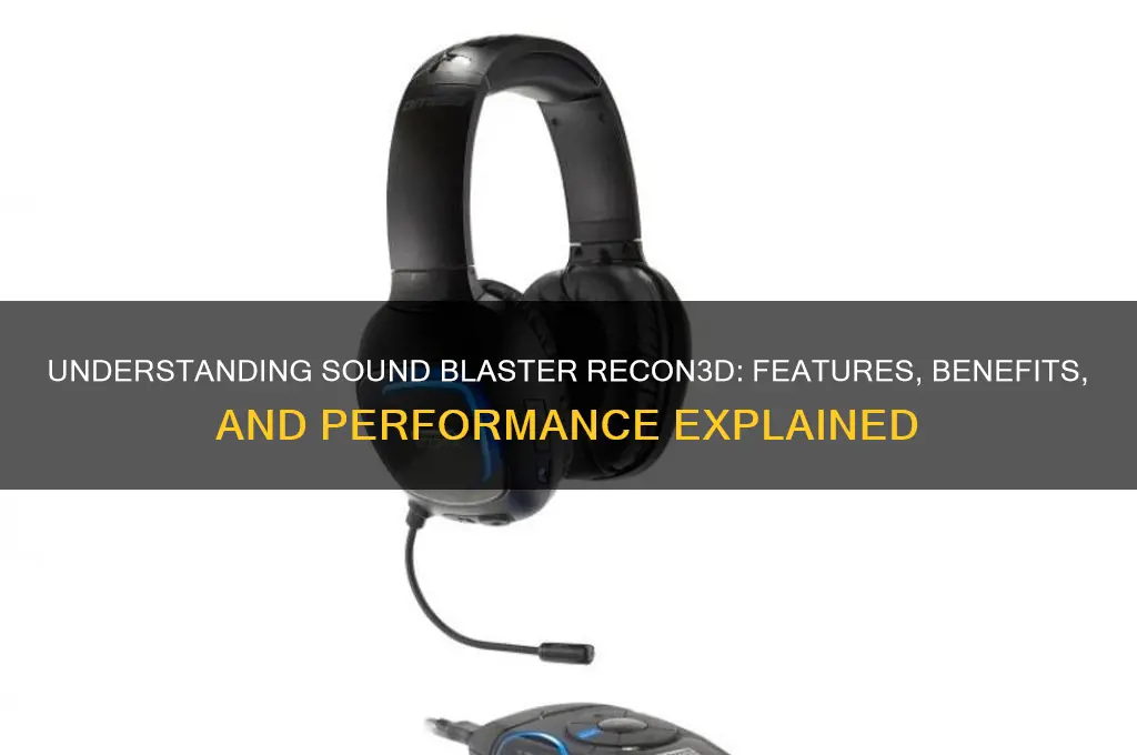what is sound blaster recon3di