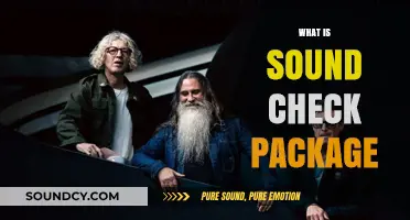Understanding the Sound Check Package: A Comprehensive Guide for Beginners