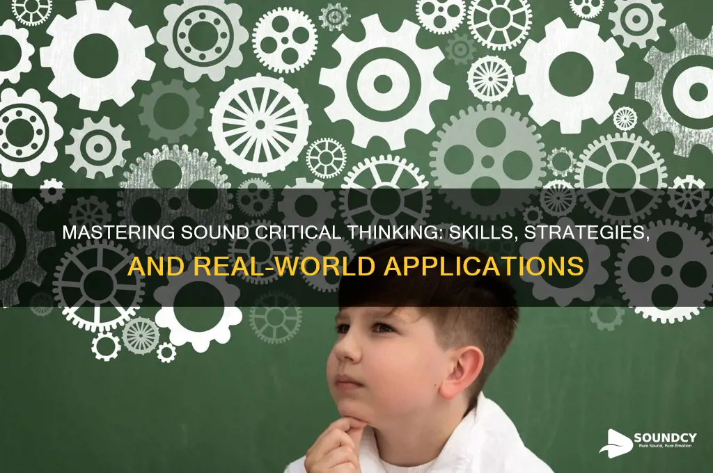 what is sound critical thinking