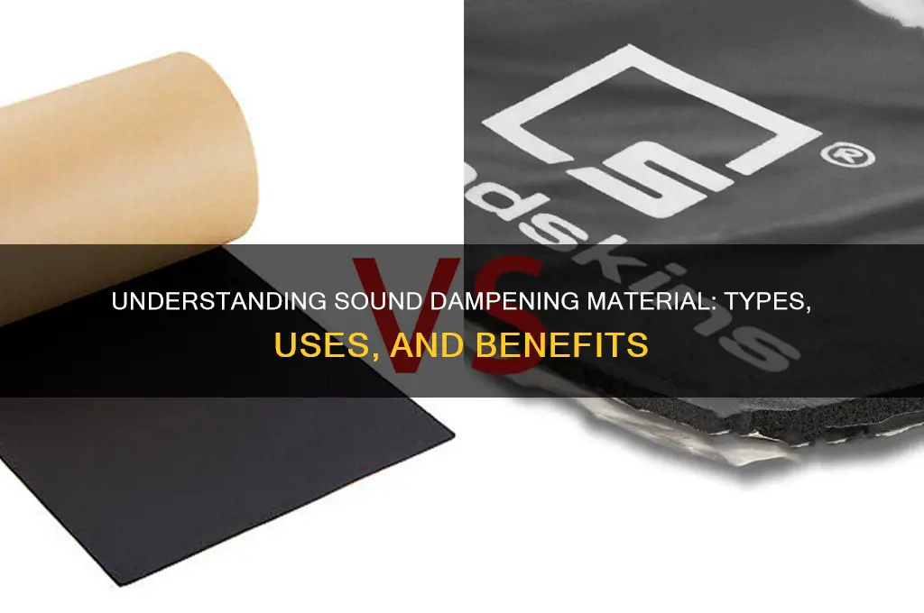 what is sound dampening material