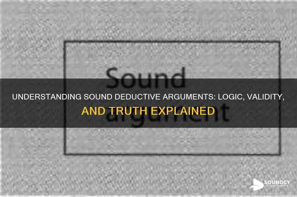 what is sound deductive argument