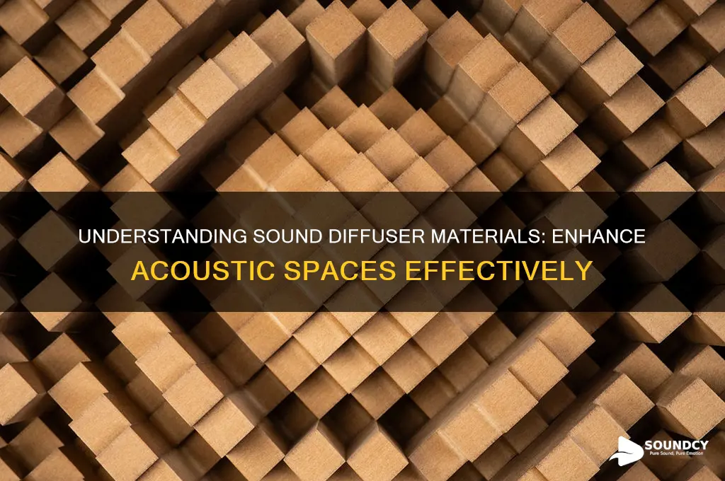 what is sound diffuser material