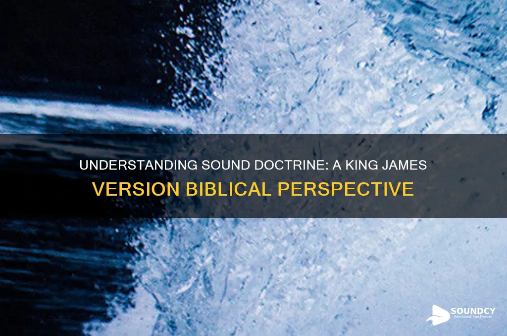 what is sound doctrine kjv