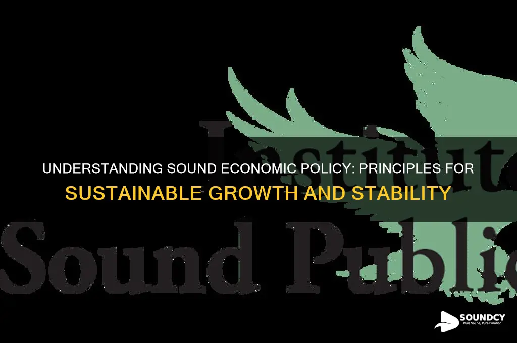 what is sound economic policy