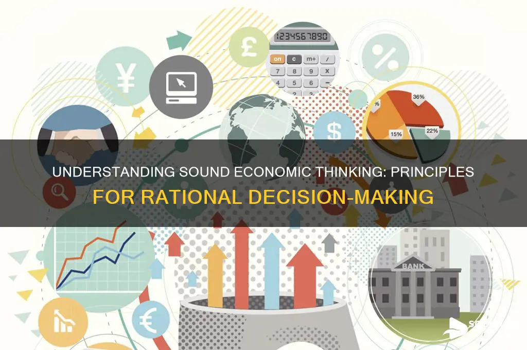 what is sound economic thinking