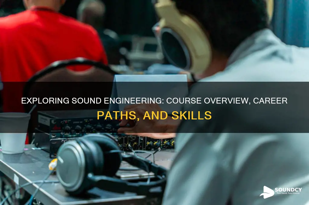 what is sound engineering course