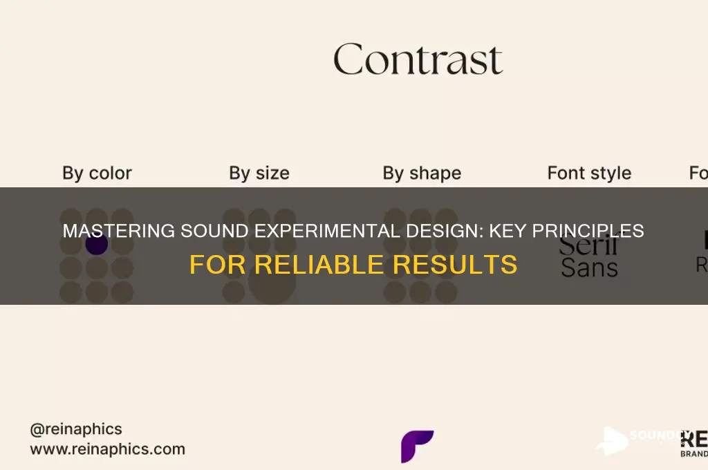 what is sound experimental design