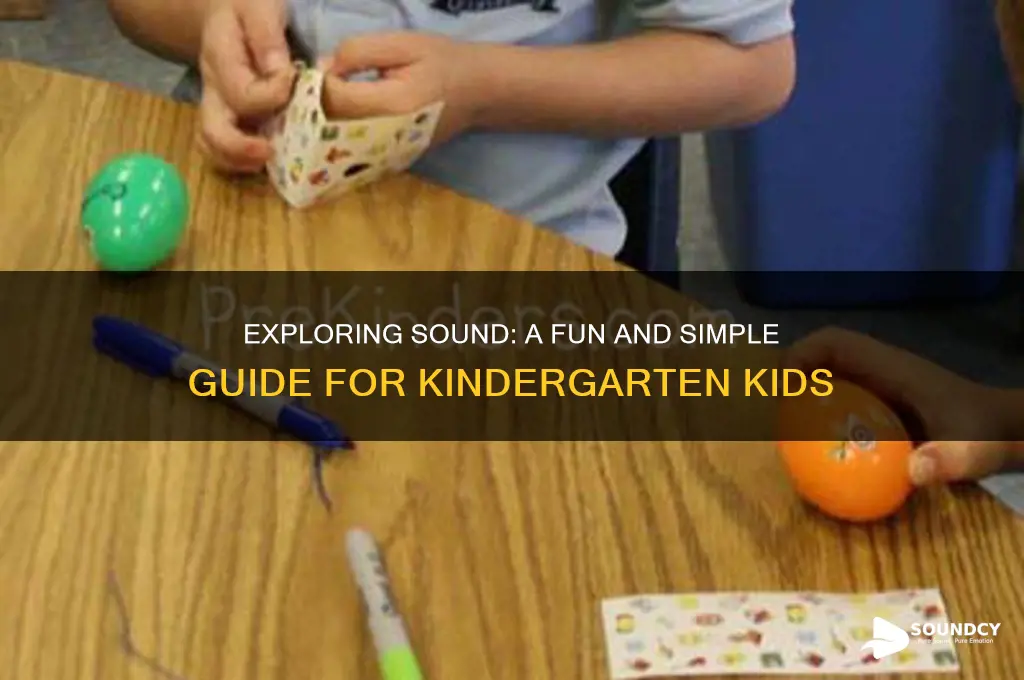 what is sound for kindergarten