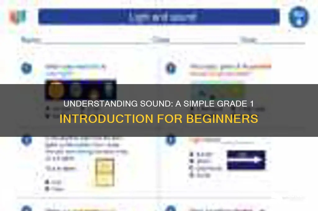 what is sound grade 1