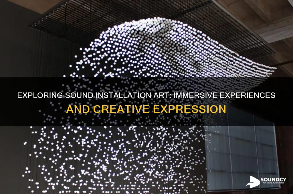 what is sound installation art