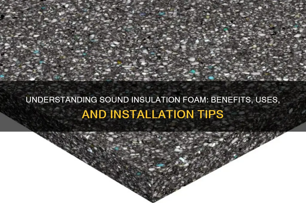what is sound insulation foam