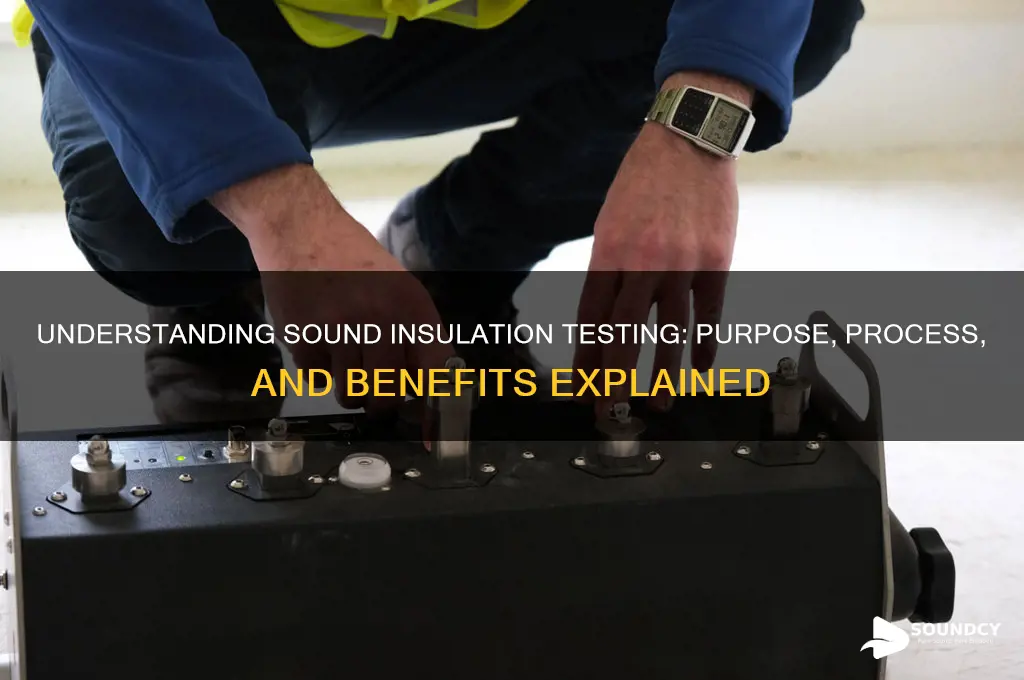 what is sound insulation testing