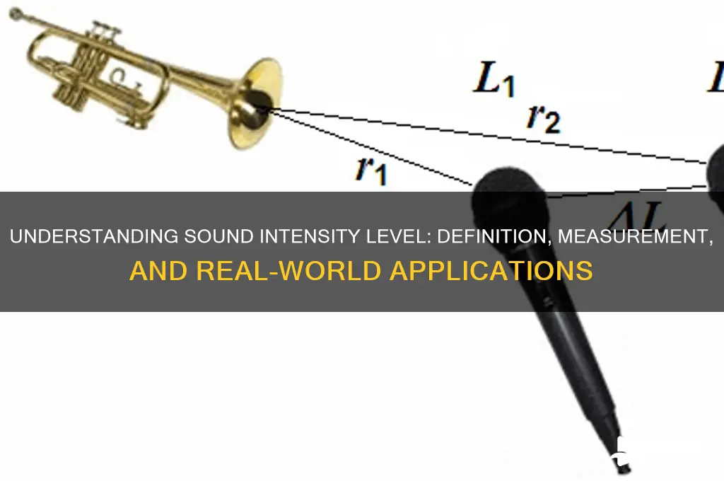 what is sound intensity level