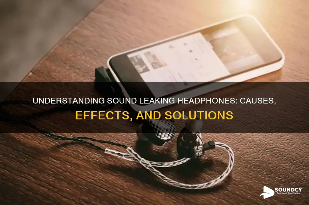 what is sound leaking headphones