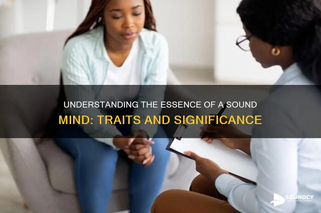 what is sound mind person