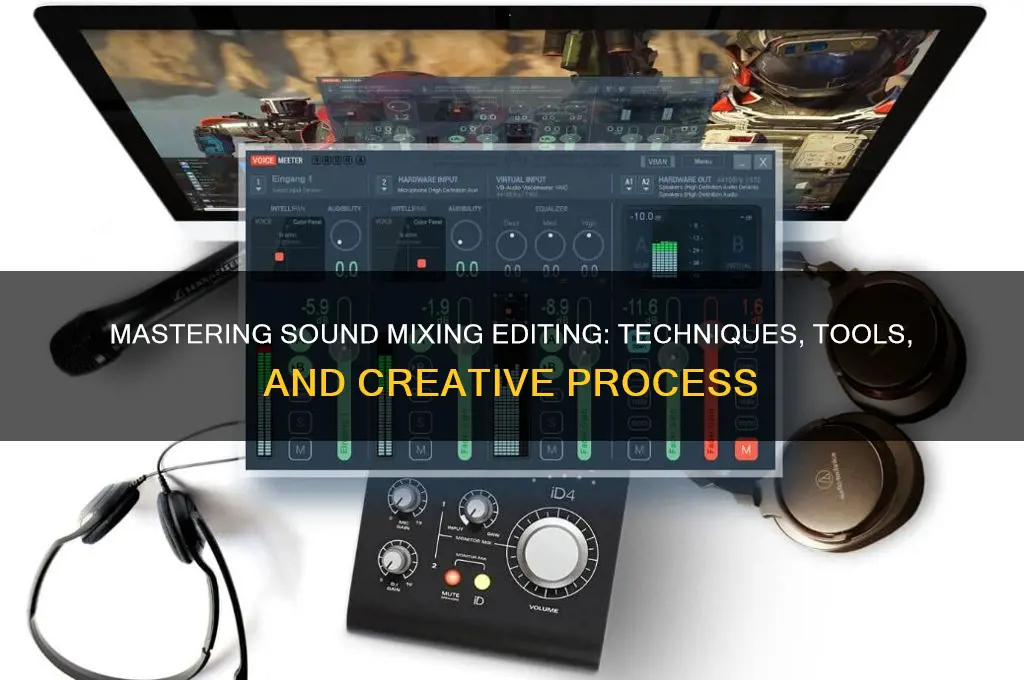 what is sound mixing editing
