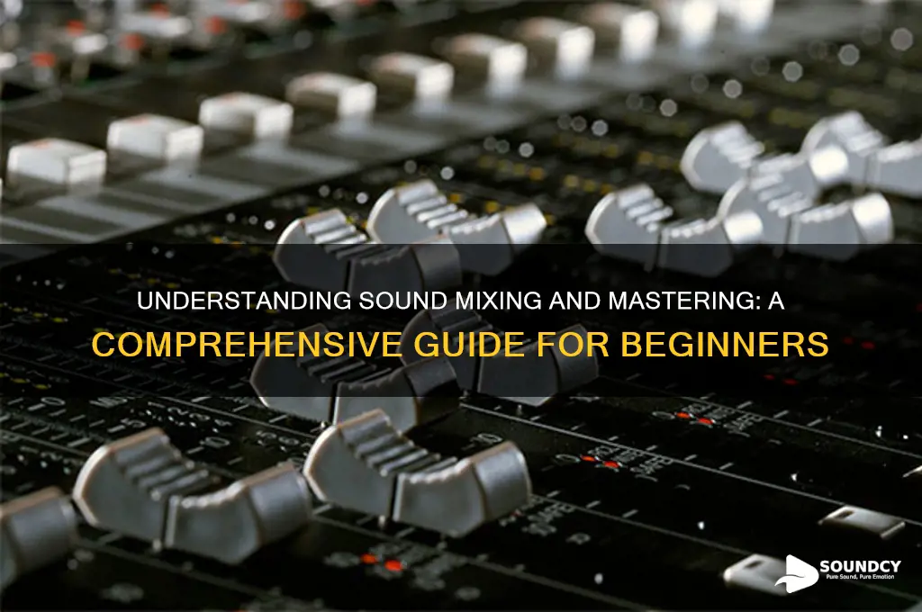 what is sound mixing mastering