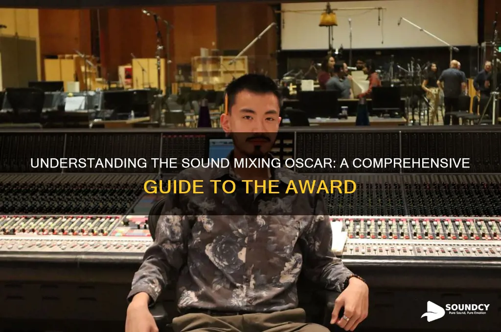what is sound mixing oscar