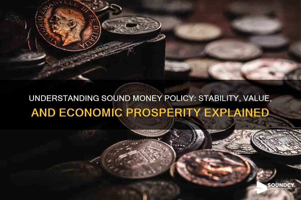 what is sound money policy