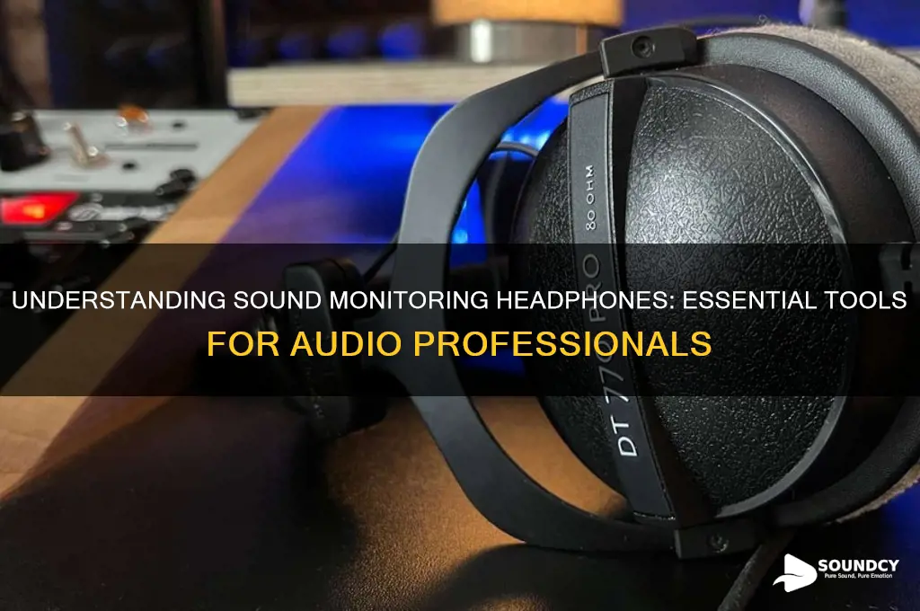 what is sound monitoring headphones