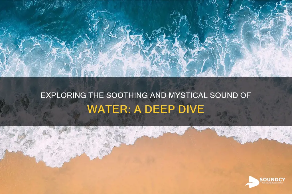 what is sound of water