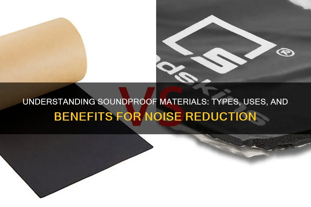 what is sound proof material