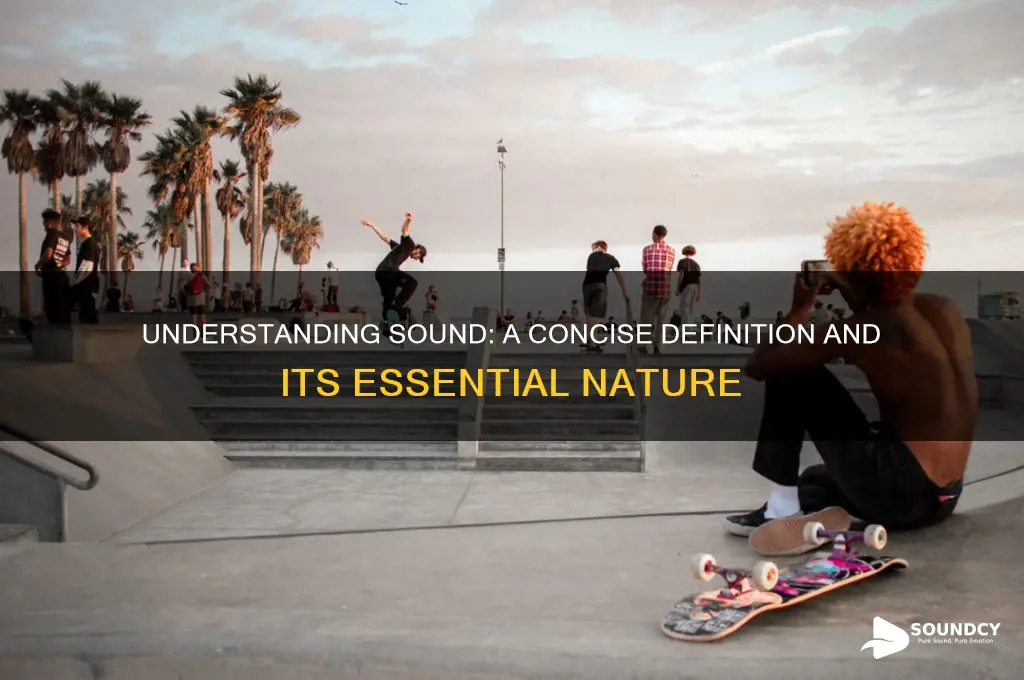 what is sound short definition