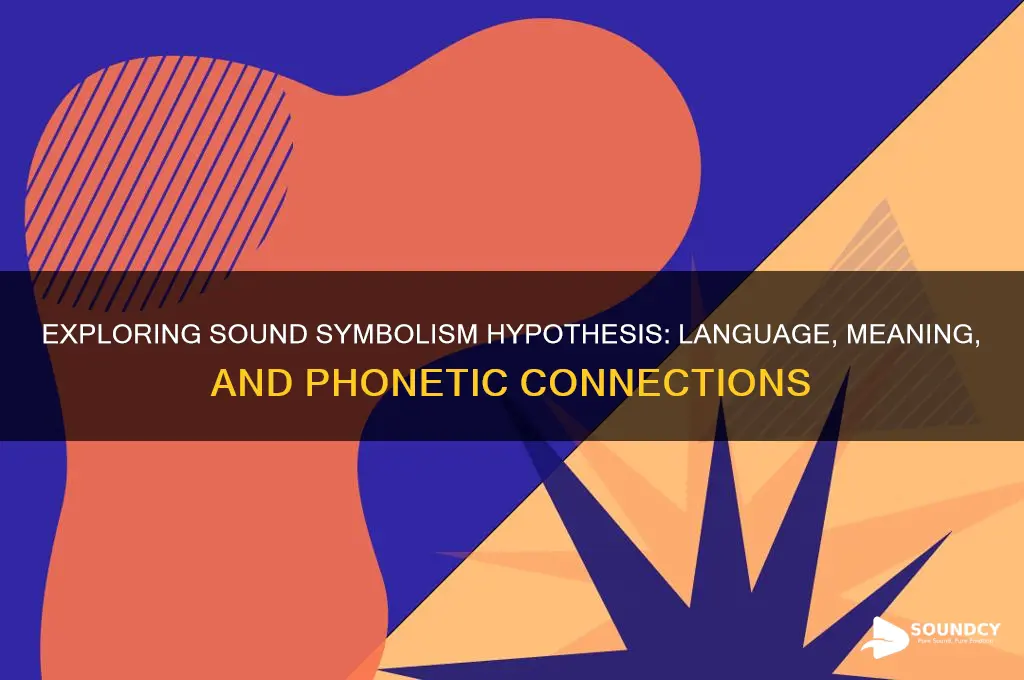 what is sound symbolism hypothesis