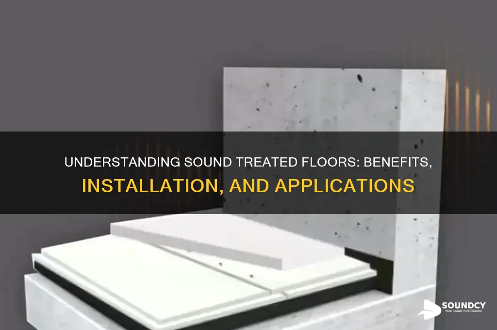 what is sound treated floor