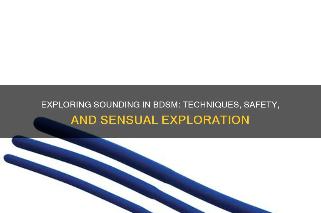 what is sounding in bdsm