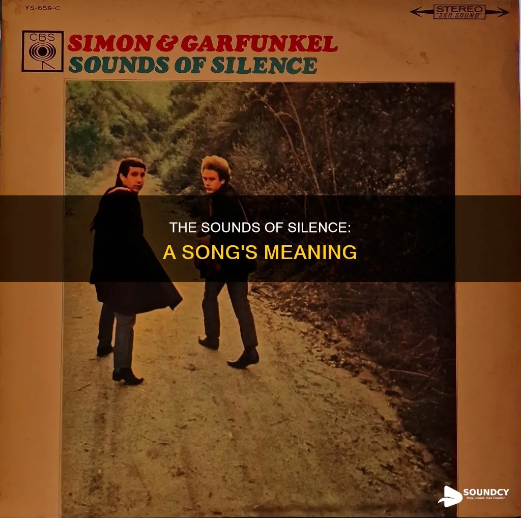 what is sounds of silence about