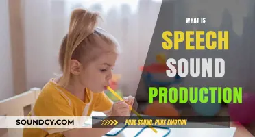 Understanding Speech Sound Production: Mechanics, Challenges, and Development