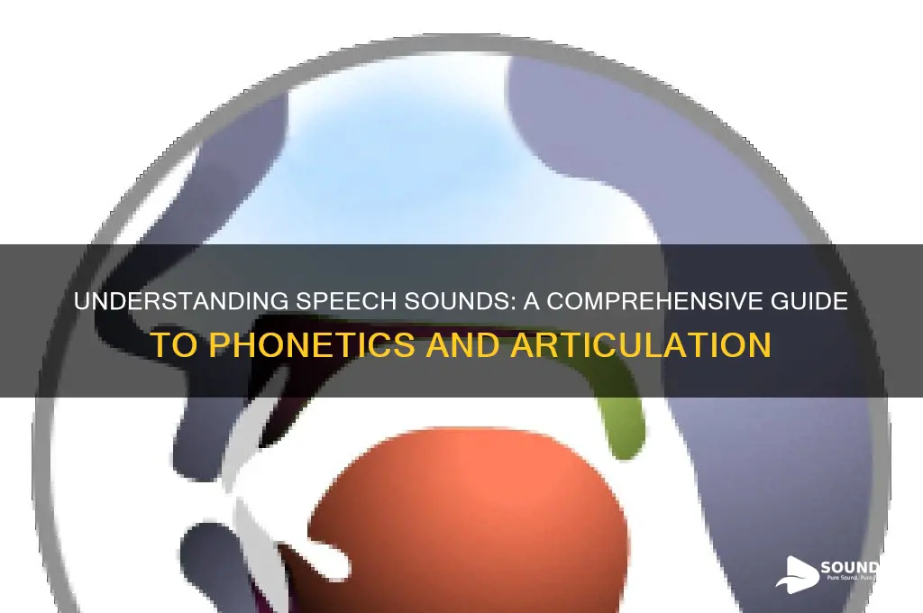 what is speech sounds about