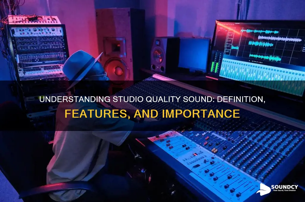 what is studio quality sound