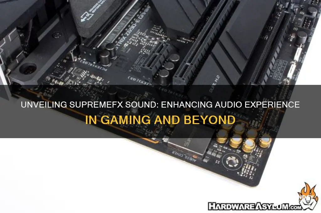 what is supreme fx sound