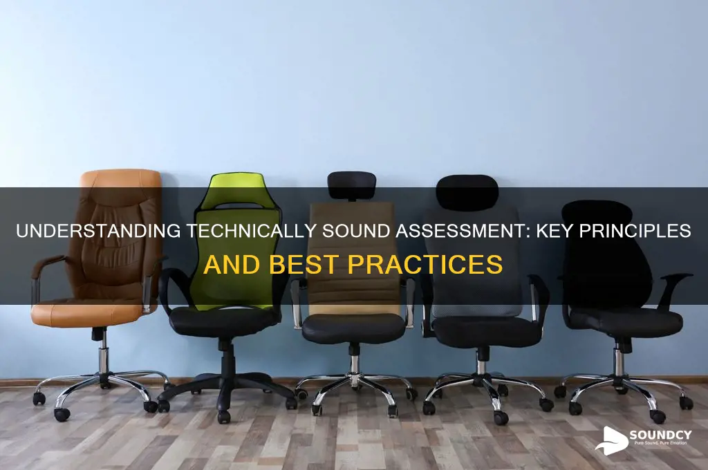 what is technically sound assessment