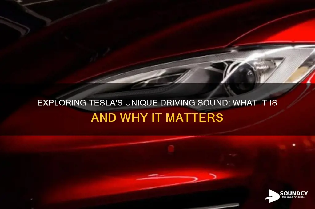 what is tesla driving sound