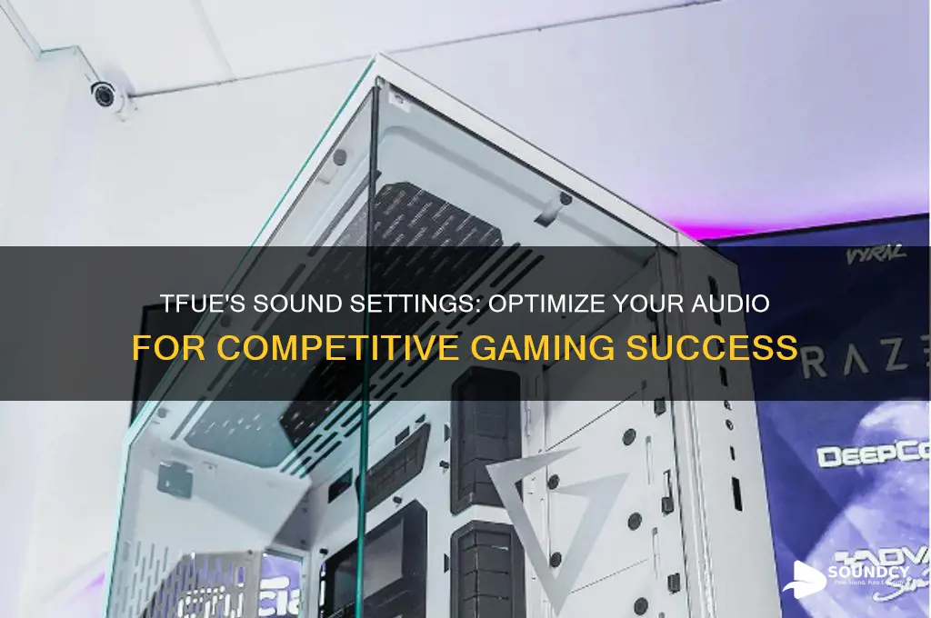 what is tfues sound settings