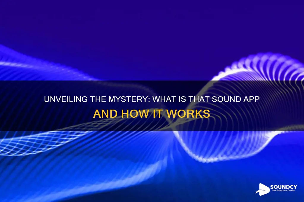 what is that sound app